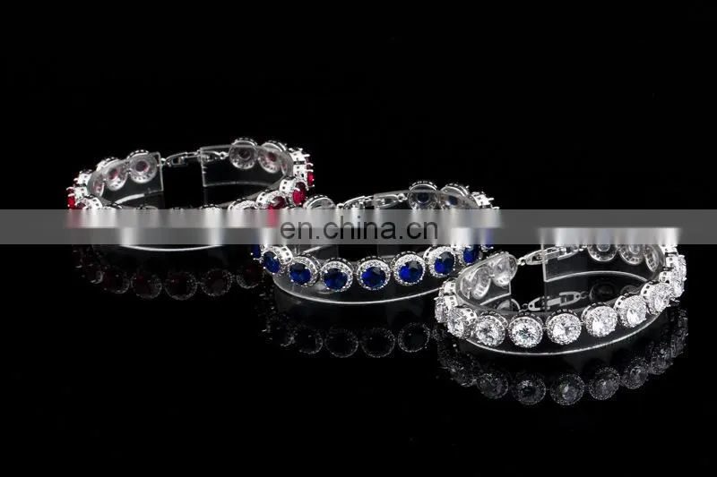 Luxury Cubic Zirconia Bracelet Crystal Wedding Bracelet Bridal Bracelet