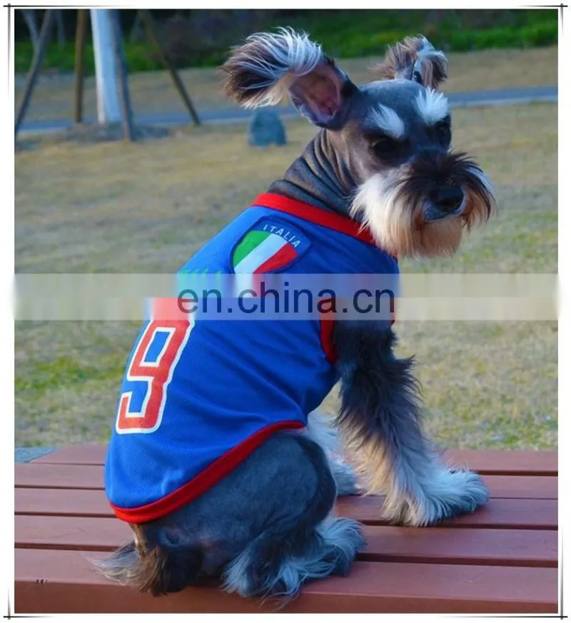 Pet Dog Clothes World Cup Shirt Dog Clothes Dog Summer Casual Shirt