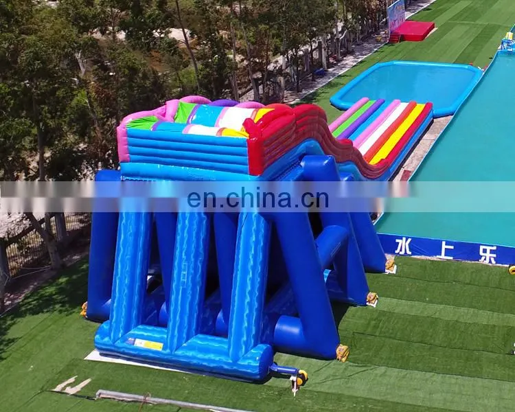 2017 hot sale giant inflatable pool slide for adult