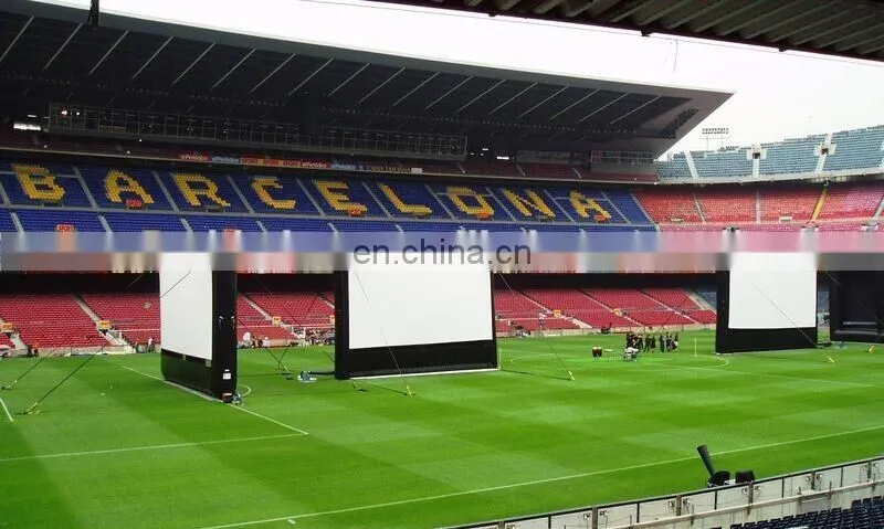Club Barcelona Camp Nou inflatable giant projector movie screens for foodball game