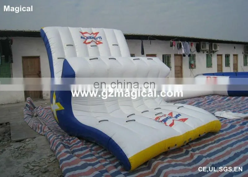 inflatable water seesaw slide/ water seewaw/ inflatable water rocket slide