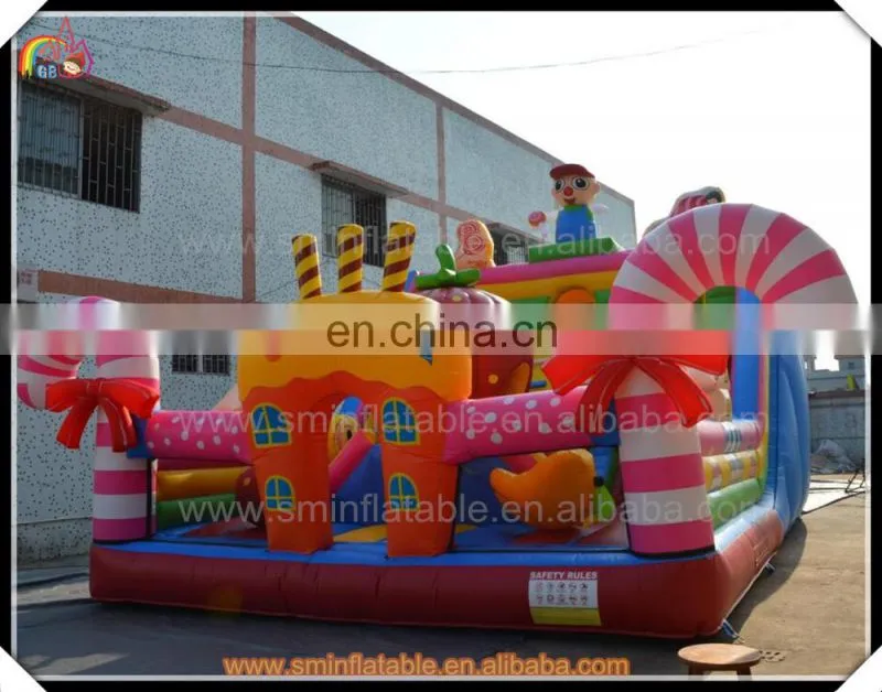 top selling inflatable combo funcity playground ,moonwalk bouncer castle for sale