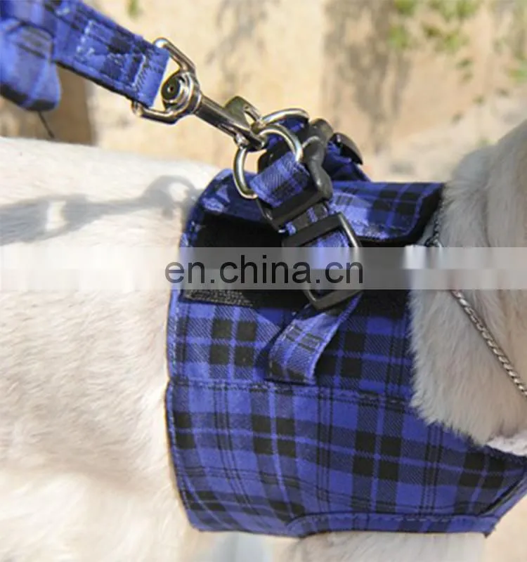 Tartan harness with leash pet products
