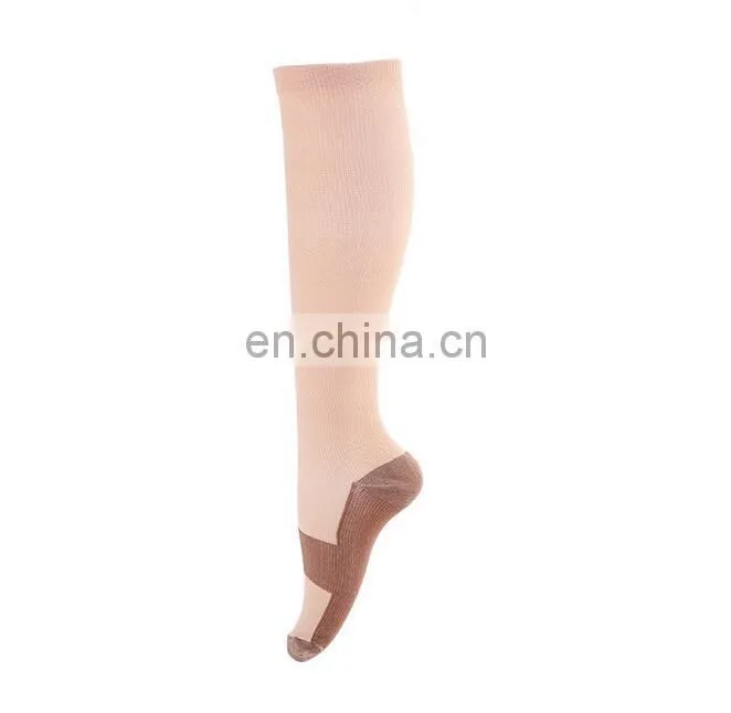 Copper Compression Socks For Men & Women - Best For Running, Athletic, Medical, Pregnancy and Travel -15-20mmHg#YLW-10