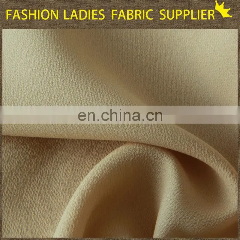Shaoxing textile cool soft and elastic chiffon for wedding dress 100 poly chiffon
