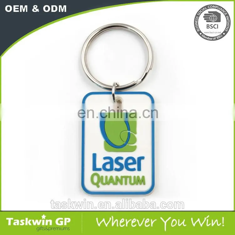 2017 new custom soft PVC keyring made in China