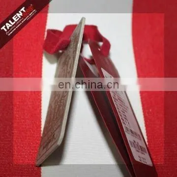 Custom attractive designs casual jeans paper hang tags for apparel garment