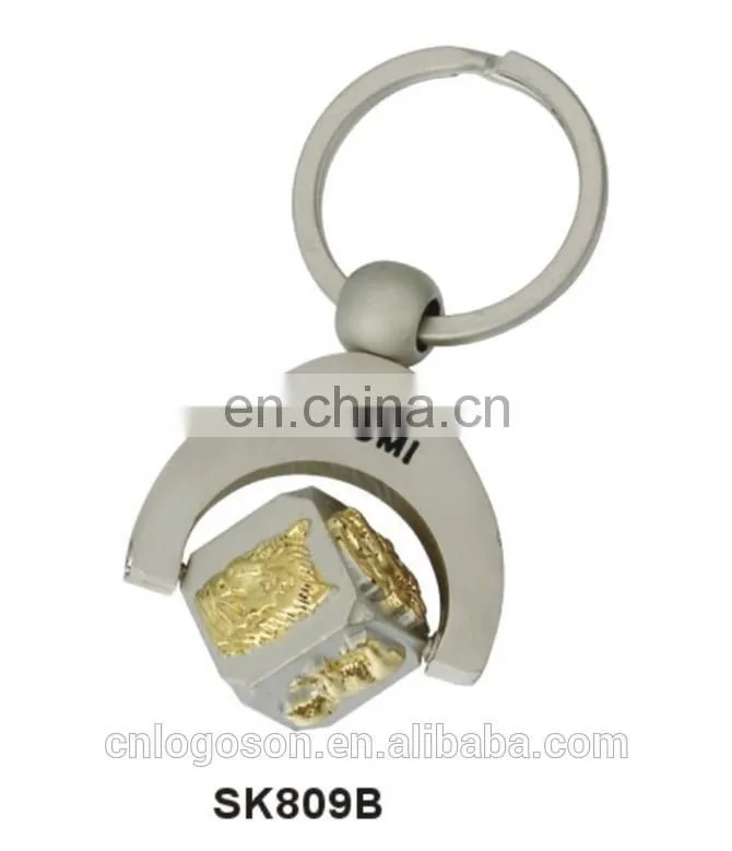 Excellent Jamaica Souvenirs Custom Made Shaped Metal Spinning Keychains