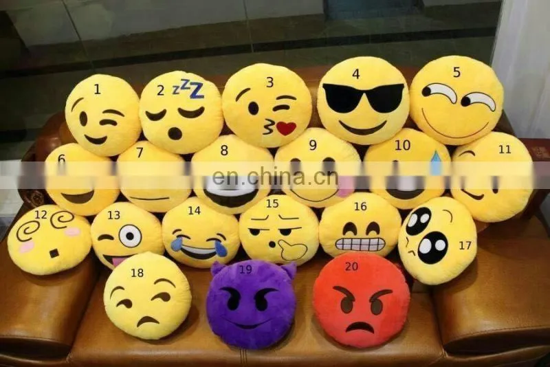 27 styles of creative plush emoji keychain poo keychain devil keychain