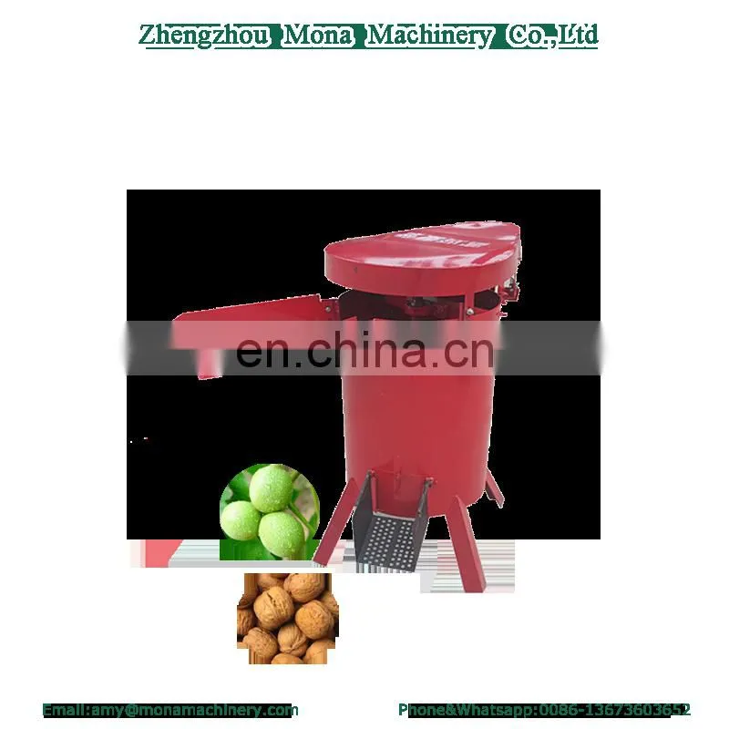 Green walnut crack green walnut skin peeling shelling removing machine