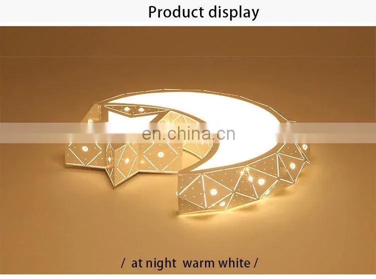 creative ceiling bedroom lights modern simple lights stars moon lights for children room