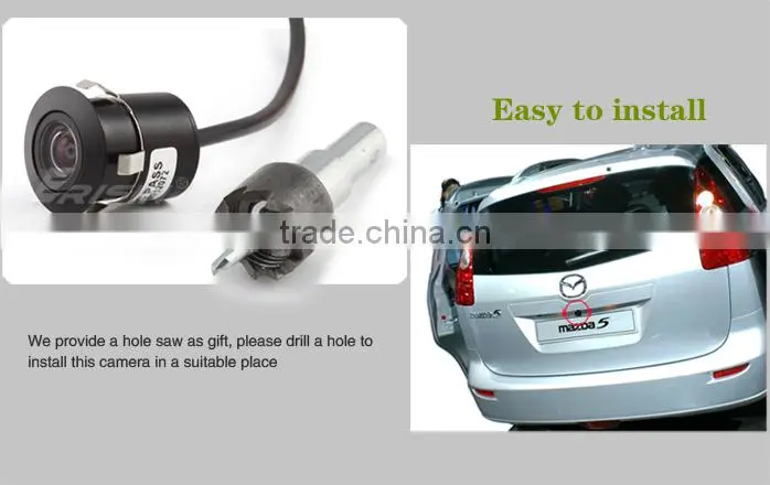 Erisin ES588 16.5mm Mini Car Color CMD Rear View Camera