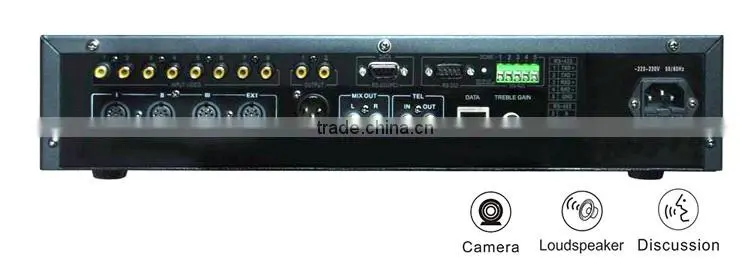 Conference room audio system desktop microphone video camera auto track system YC836