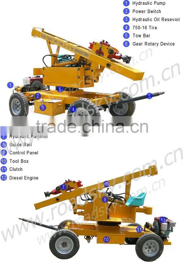 Hot Sale Hydraulic Rotary Drill, Borehole Drilling, Safety Equipment