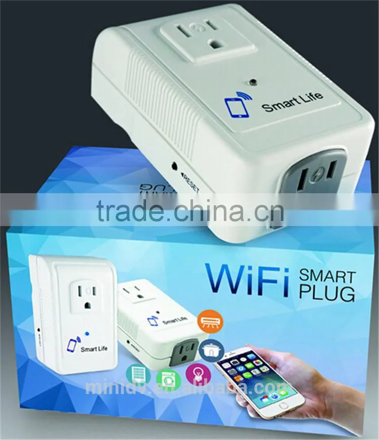 Smart Home AC90-264V 3500W EU Standard WiFi Power Plug Socket Internet Remote/Timer Control with Power Consumption Measurement