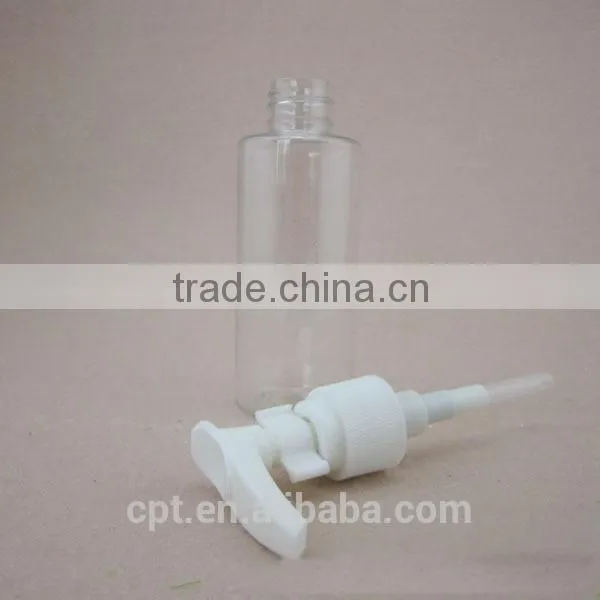 100% new material 80ml plastic pet bottle with lotion pump