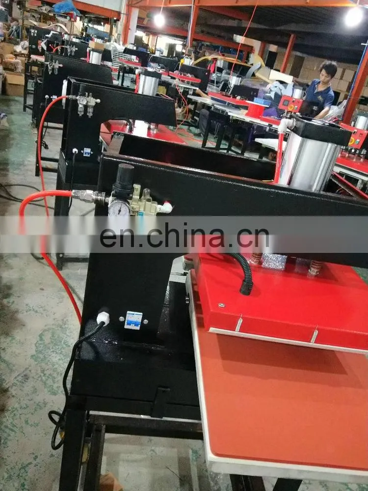 LCD Pneumatic Automatic Double Station Pneumatic Heat Press Machine (38*38cm/40*50cm/40*60cm optional,custom-made welcomed )