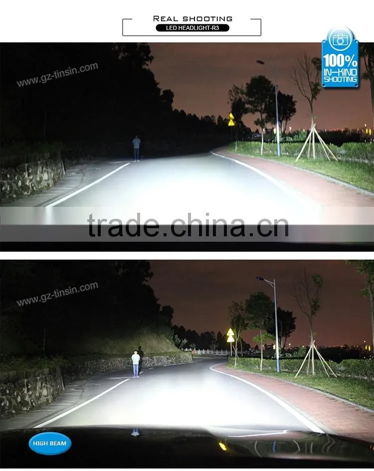Guangdong tiansheng automobile accessory led headlight copper H7