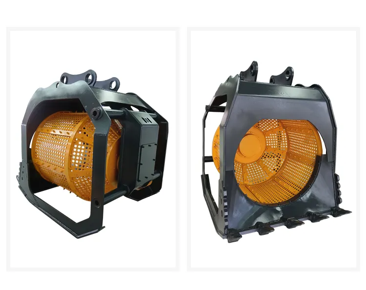 ZHONG XIE engineering and construction machinery hydraulic rotary screen bucket