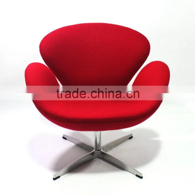 fiberglass Arne Jacobsen swivel swan armchair