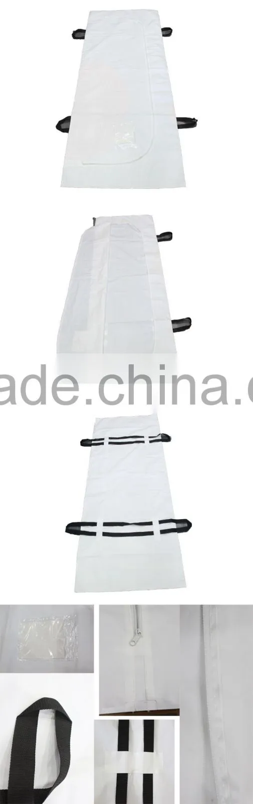 Medical biodegradable mortuary hot water body bag