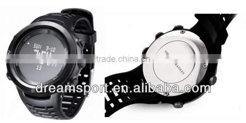 New Stylish 6 in1 Outdoor Sport Watches for Men Electronic Digital Altimeter Compass