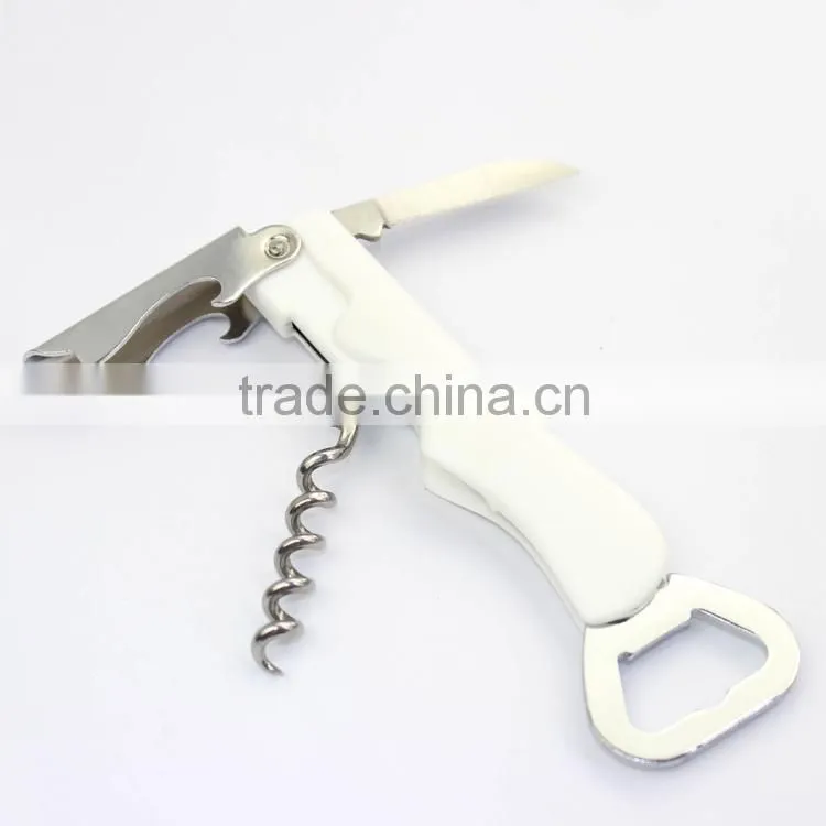 Green color corkscrew wine opener