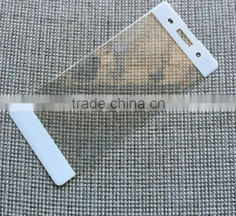 New premium 9H anti scratch 3D full cover tempered glass screen protector film for SONY XPERIA XA