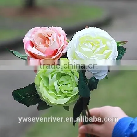 Fashion is pure and fresh European classical single roses zadeh simulation flowers shoot silk flowers decorated fake props