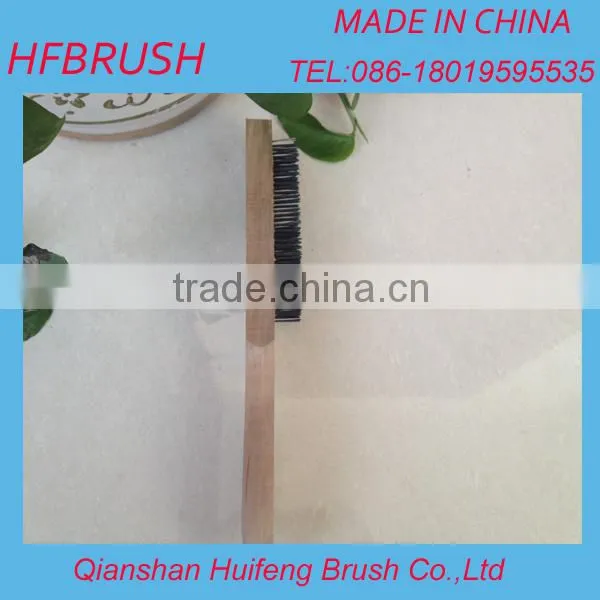 Steel wire marple wood hand brush