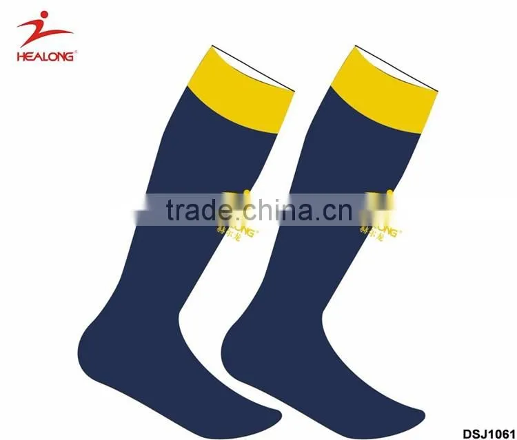 Healong Latest Any Size Logo Soccer Football Sportswear Socks Design