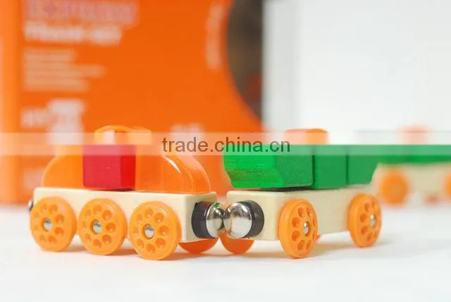 Wooden express train set toy for kids