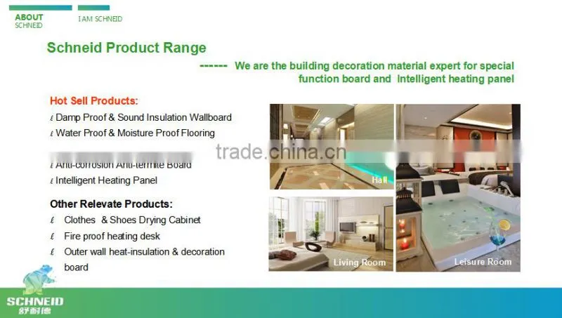 Ecological no leakage no radiation floor tile
