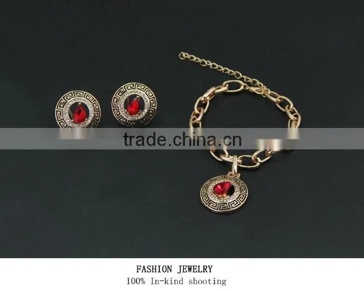New Design And Gold Plated Jewelry Set Wholesale African Costume Jewelry Set