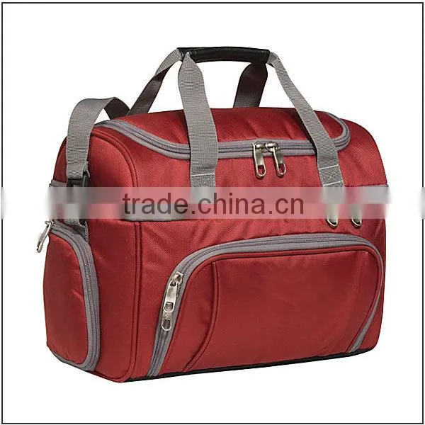 Factory price travel bag with shoe compartment folding travel bag