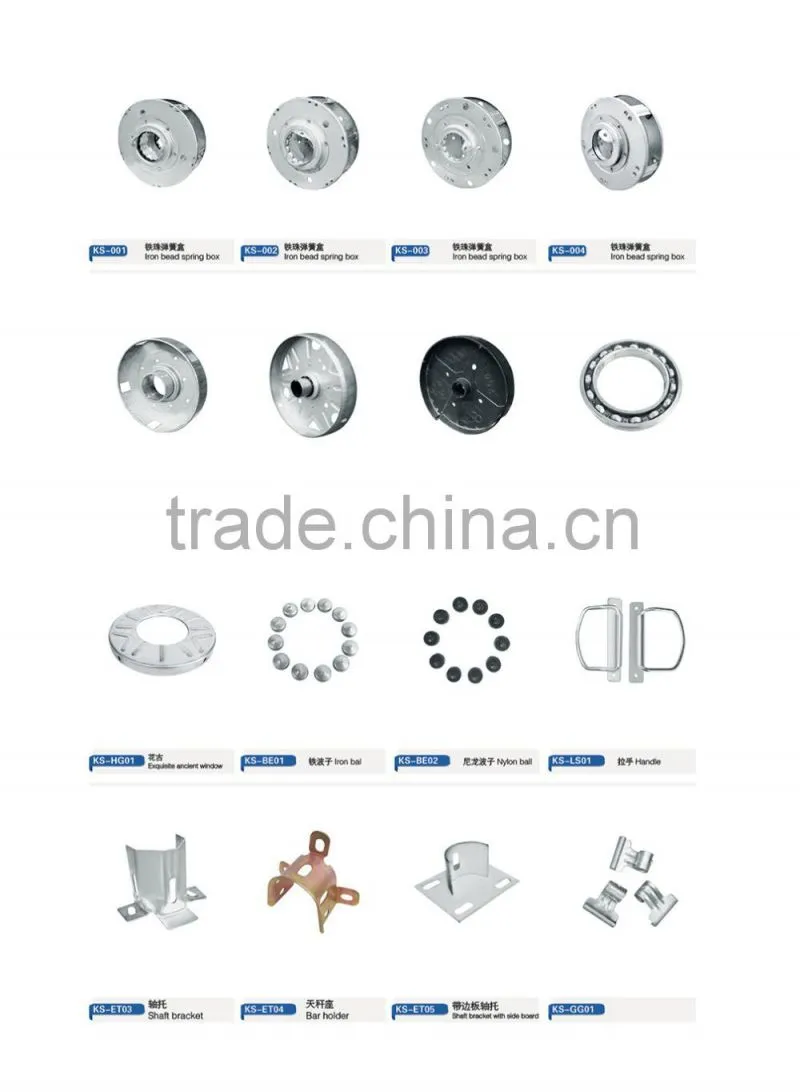 003 Nylon and iron ball bearing roller shutter door spring box
