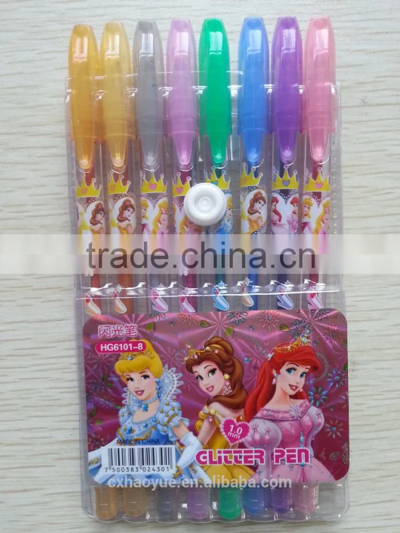BP style fruit scent 16 colors glitter gel pen