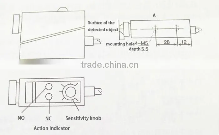 BZJ-511 color mark sensor