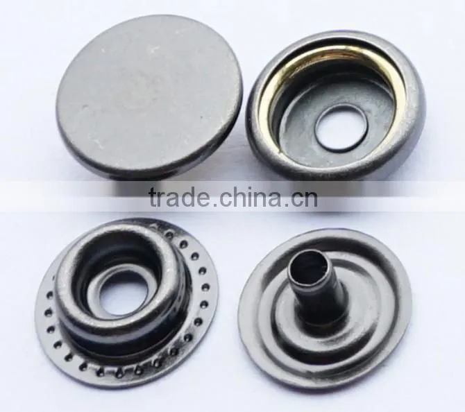 Sedex Audited Factory 2 Pillar Metal Popper Press Snap Studs Button