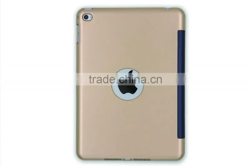 Clamshell folio case Bluetooth 3.0 keyboard case cover for iPad Mini4,,calmshell keyboard,