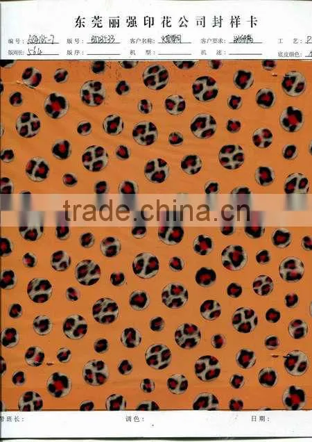 lepoard dot design heat transfer film for printing
