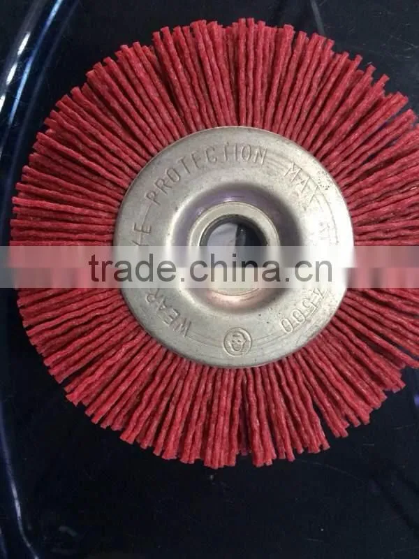 Abrasive Filament Wheel Brush / Circle Polishing Brush/stainless steel polishing wheels