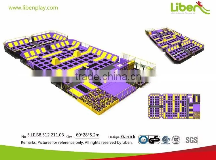 China factory CE ASTM Standard Trampoline Park Quality Control Factory Price Indoor Trampoline Park