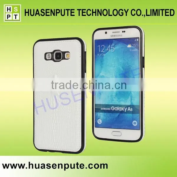 Crocodile Leather TPU Back Shell Case Skin Cover For Samsung Galaxy A8