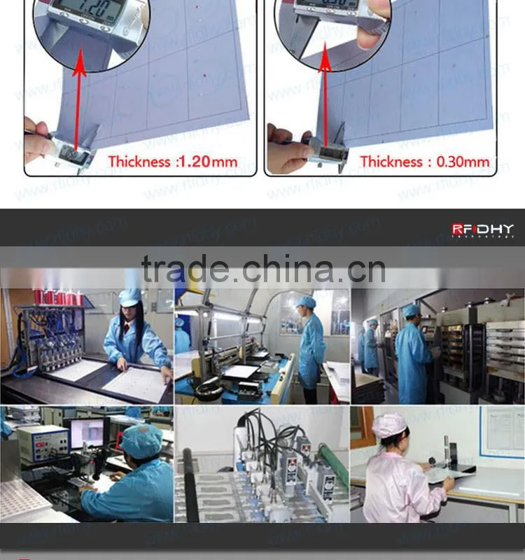 Customized long distance rfid prelam 13.56mhz rfid card inlay