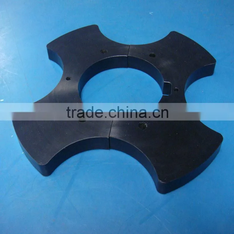 wholesale high quality white CNC machining PE1000 plastic part