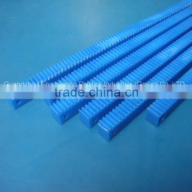 Good sliding property plastic MC nylon rack gear nylon gear rack