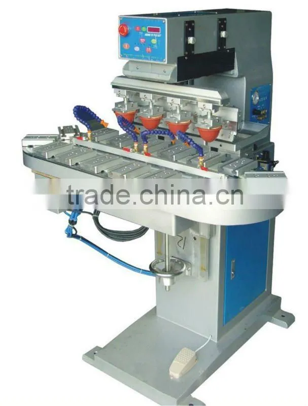 Automatic 4 color pad printing machine