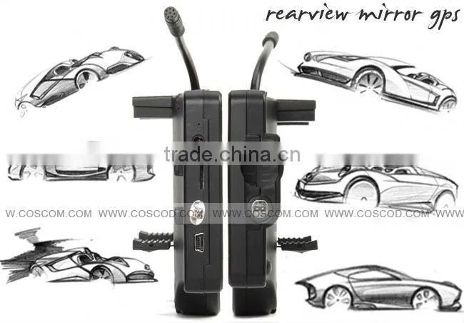 5 inch HD Car DVR with hd 720P and 180 degrees