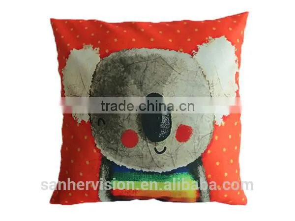 100% Polyester Cartoon Car Cushion Cover